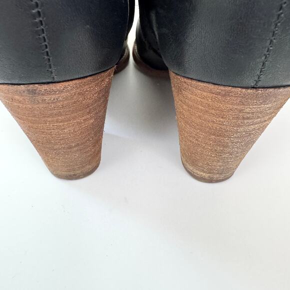 Madewell Womens The Billie Boot Size 8 F5044 Leather Bootie Classic Black - Picture 8 of 11